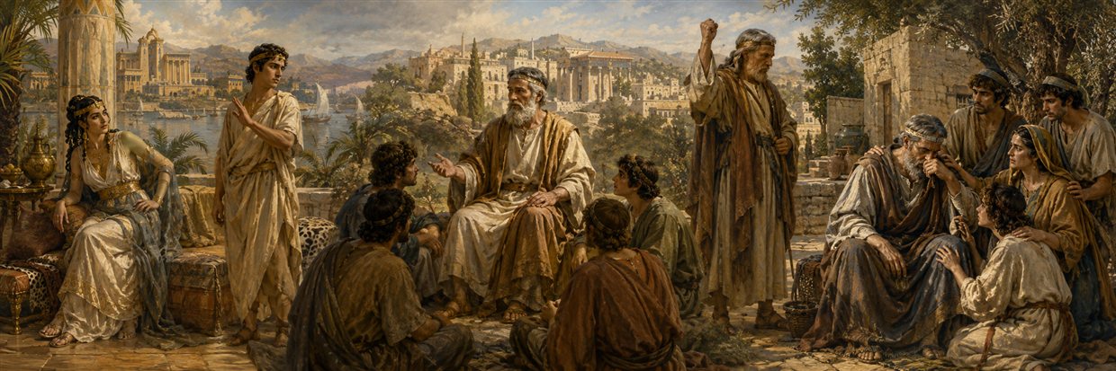 A teacher reflects on Joseph's restraint, Moses mastering anger, and Jacob enduring grief through disciplined reason